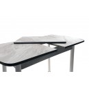 Стол ВВР Раздвижной пластиковый Лавант/белый прямой 110-150/70